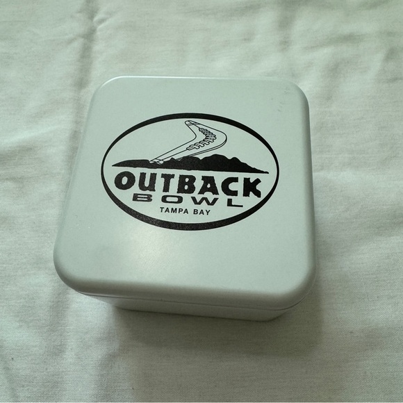 NEW Fossil Outback Bowl Watch ~ SEC Big 10 Auburn Silver Needs Battery - Picture 7 of 7